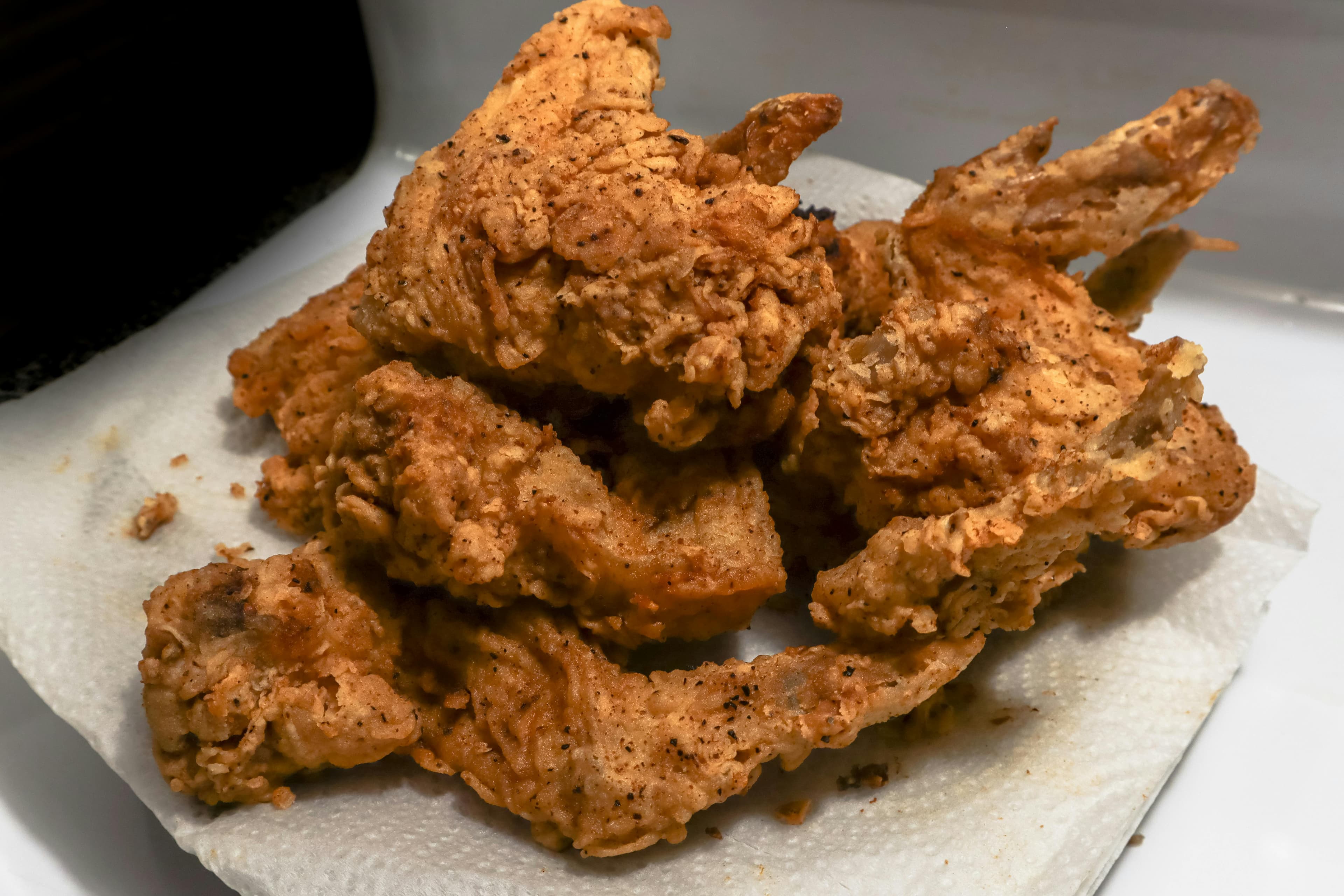 Crispy golden fried chicken pieces from Bear Grocery & Deli